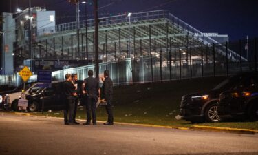 The Tallahassee Police Department investigated the scene of a shooting on Perry Street