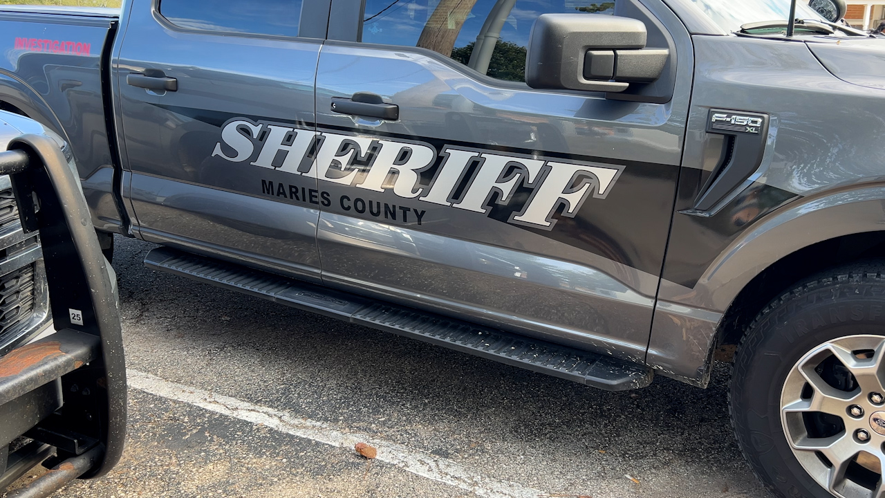 Maries County Sheriff's Office vehicle on Oct. 20, 2026.
