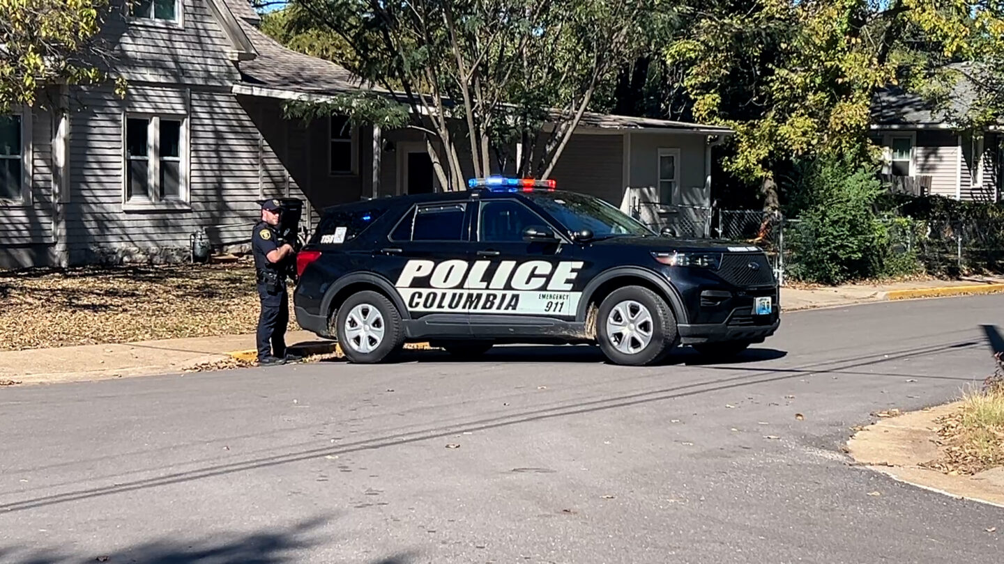 Columbia Police Department blocks off a portion of Ripley Street on Oct. 17, 2026. 